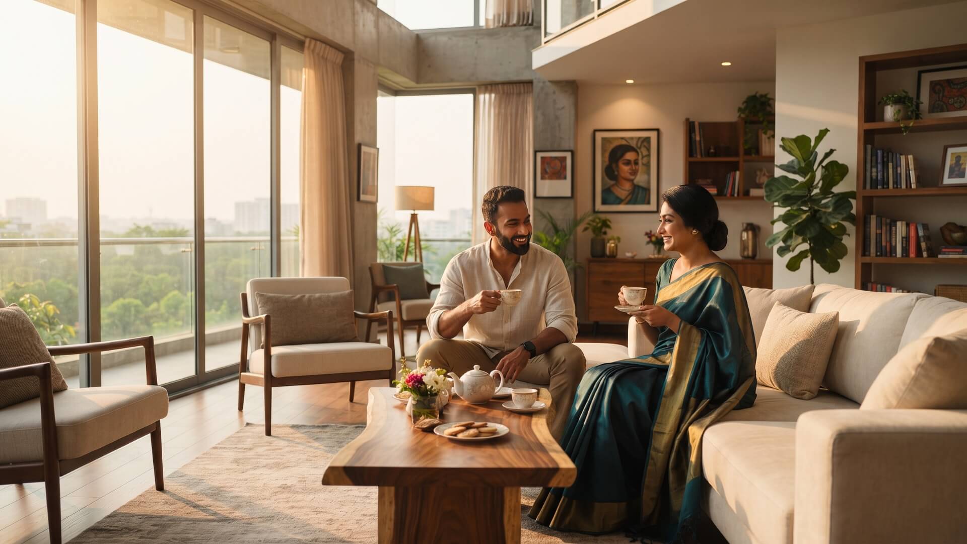 Rakib_and_wife_drinking_tea